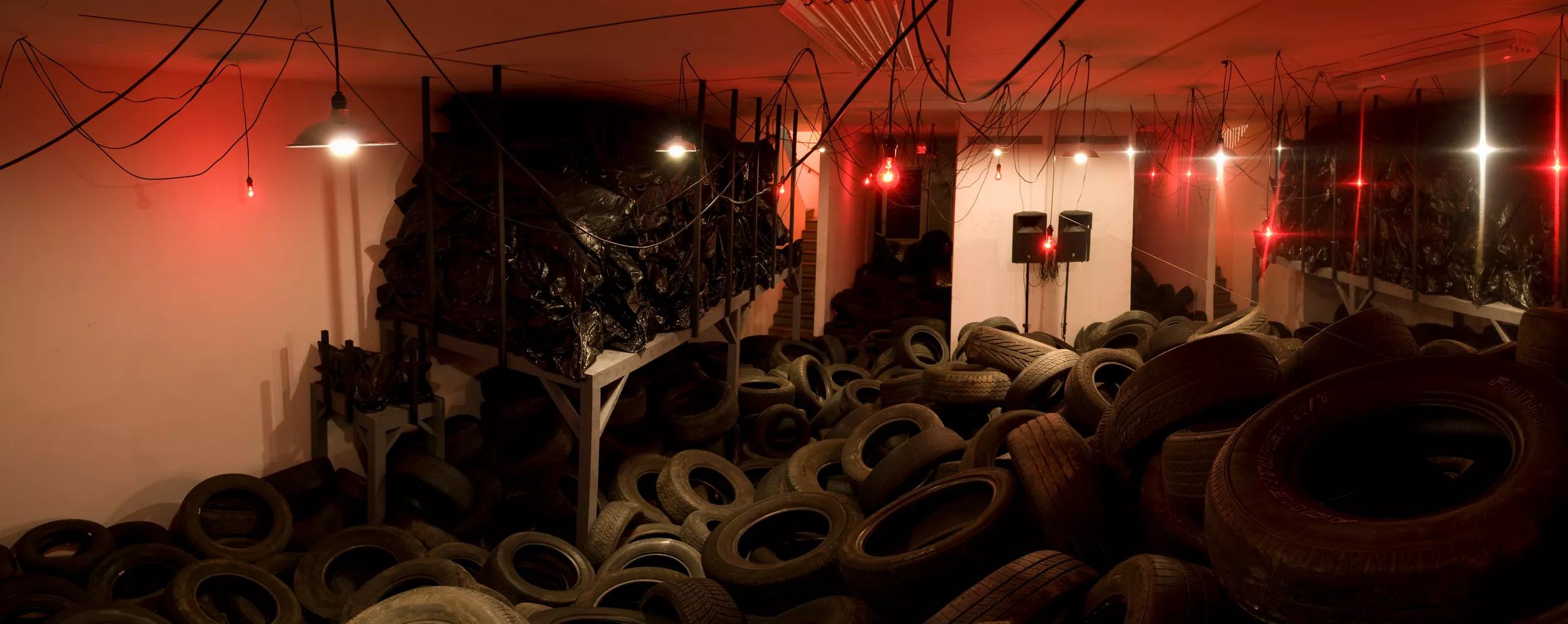 Hero image for article titled Reinvention of Allan Kaprow's YARD reviewed by Frieze
