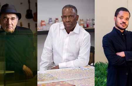 Thumbnail image for event called In Conversation: Larry Bell and Charles Gaines with Dia’s Jordan Carter