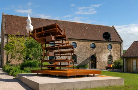 Thumbnail image for press titled Phyllida Barlow: Unscripted review – exhilarating glimpses of a colossal talent