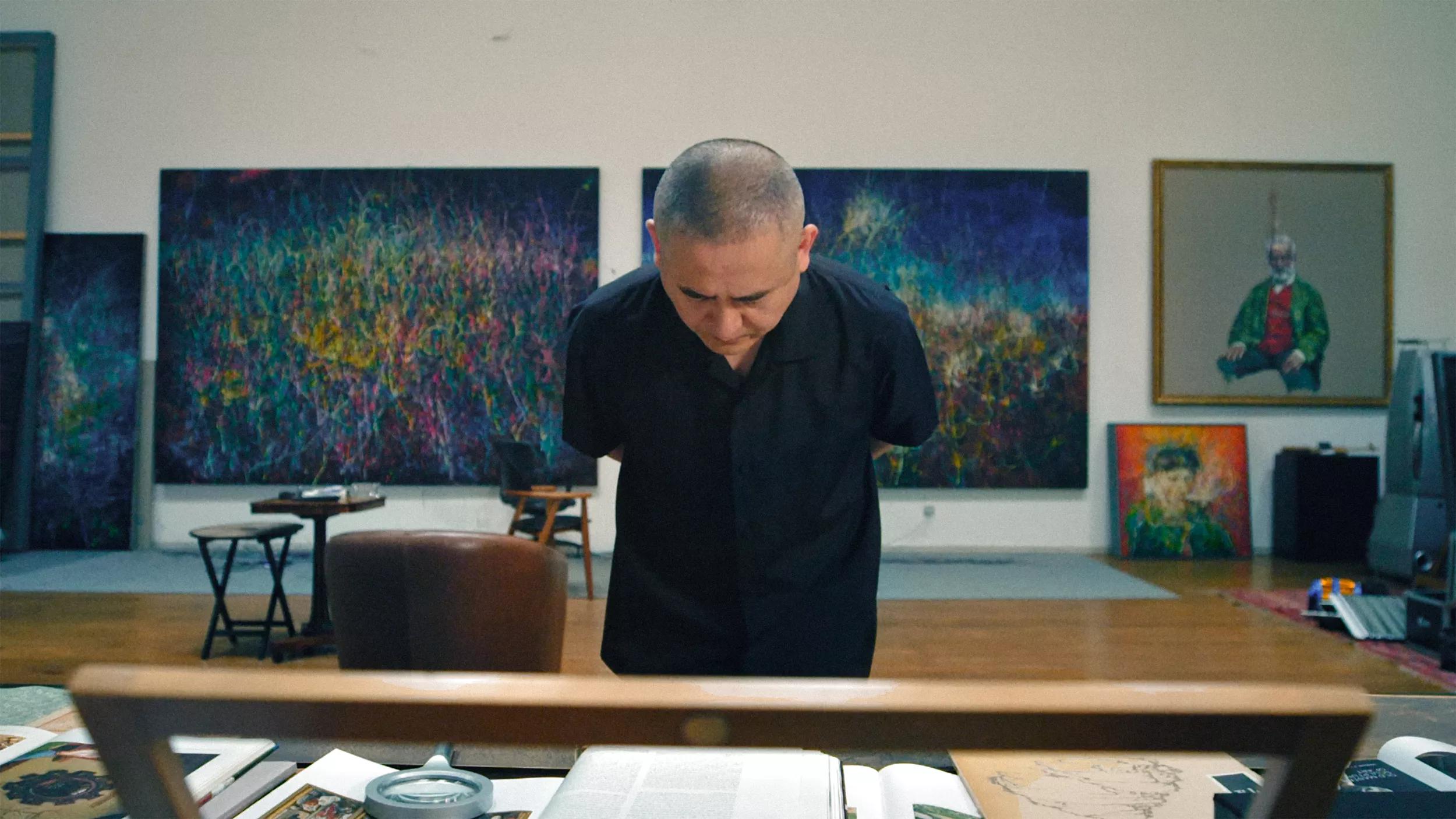 Hero image Ursula Hero titled Zeng Fanzhi: In the Studio