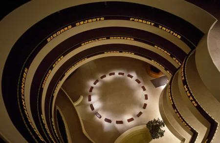 Thumbnail image for press titled Jenny Holzer Has the Last Word, At the Guggenheim