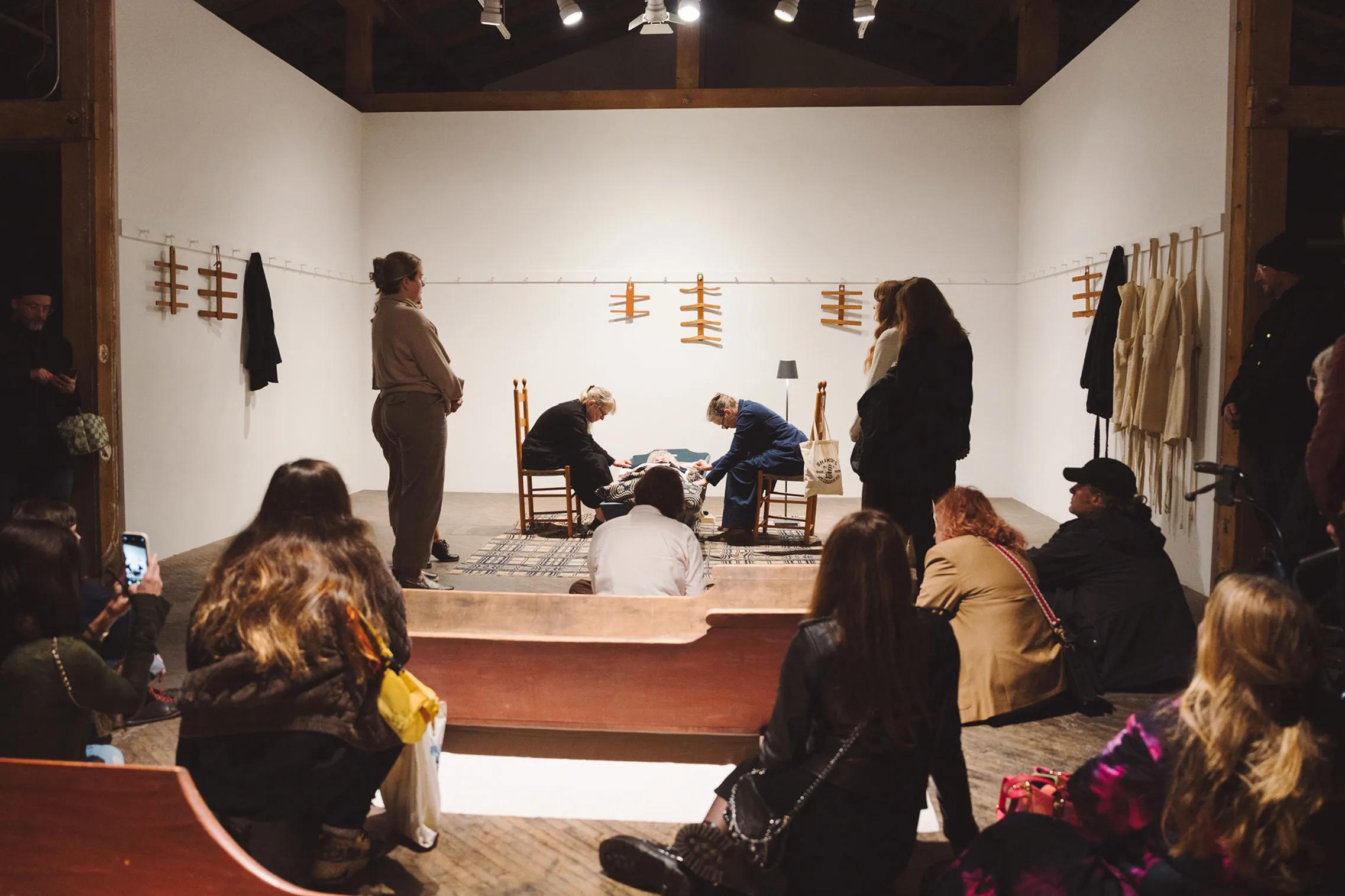 ‘CRADLED’ opening activation, Hauser & Wirth Downtown Los Angeles, 2025. Photo: Brandon Tauszik 