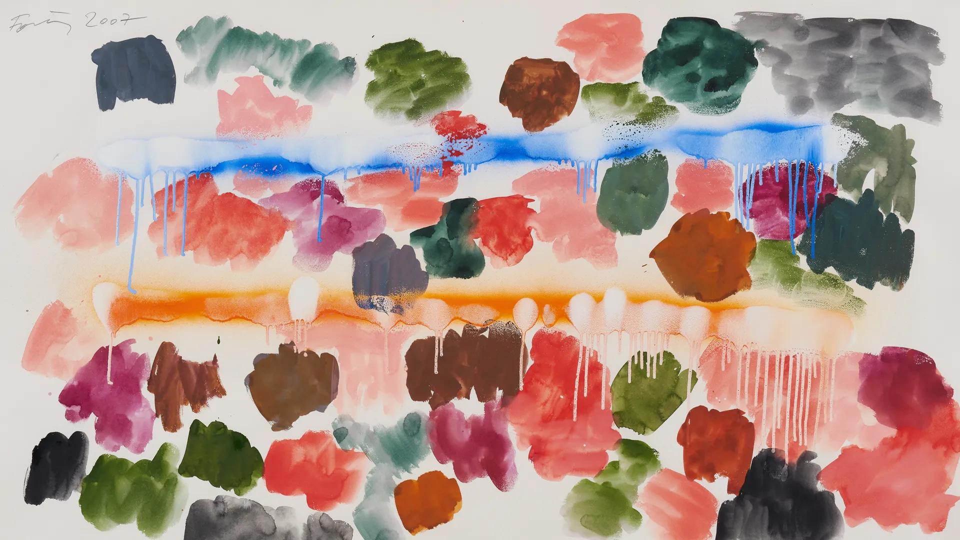 Hero image for event titled Children’s Workshop: ‘Free Structure’ in the exhibition ‘Günther Förg. Arbeiten auf Papier / Works on Paper / Oeuvres sur Papier: 1975 – 2009’