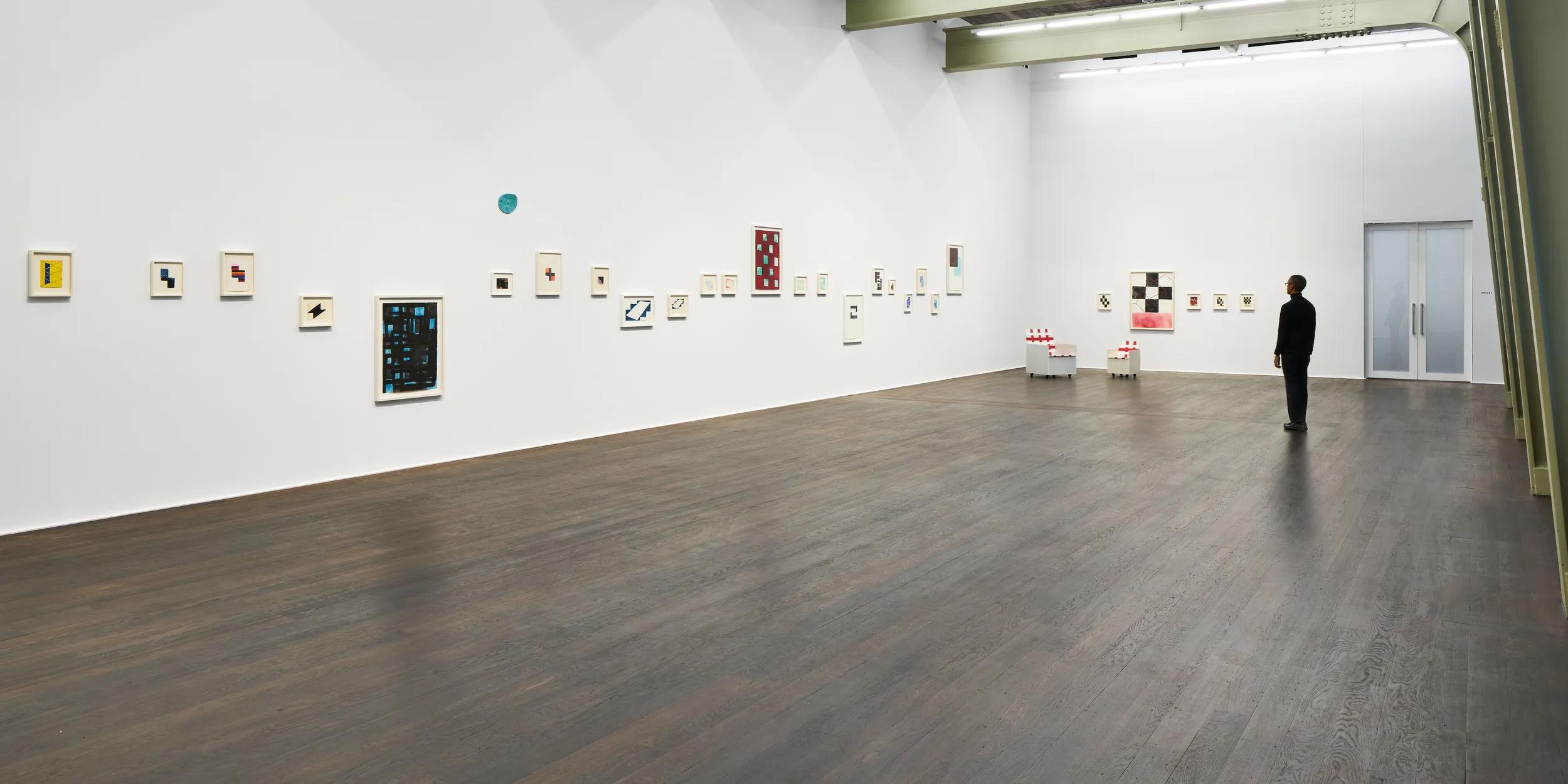 Hero image for exhibition titled Mary Heilmann