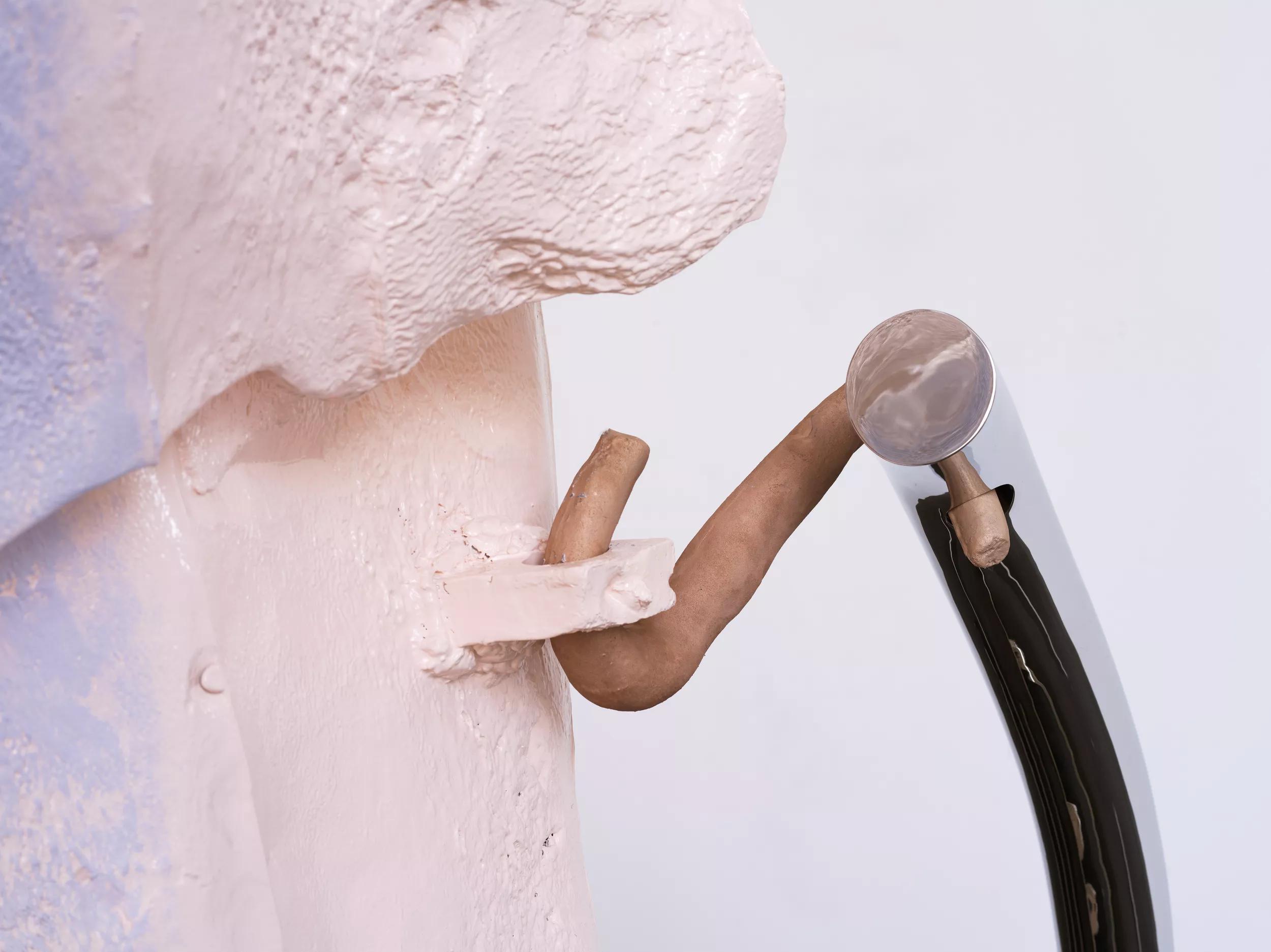 Hero image for event titled Exhibition Walkthrough: ‘Nairy Baghramian. Modèle Vivant (Se ployant)’
