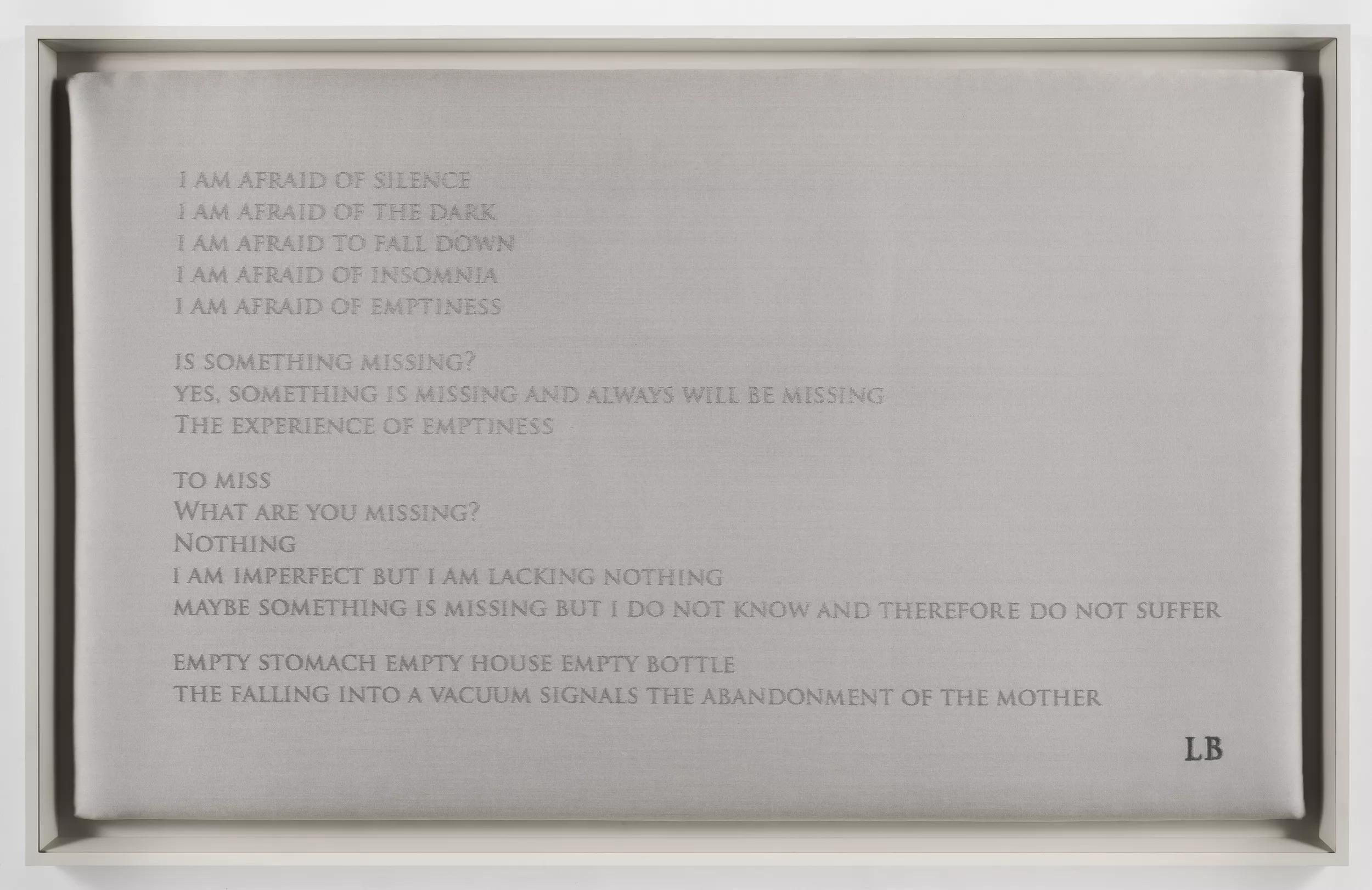 Image for exhibition titled I Am Afraid