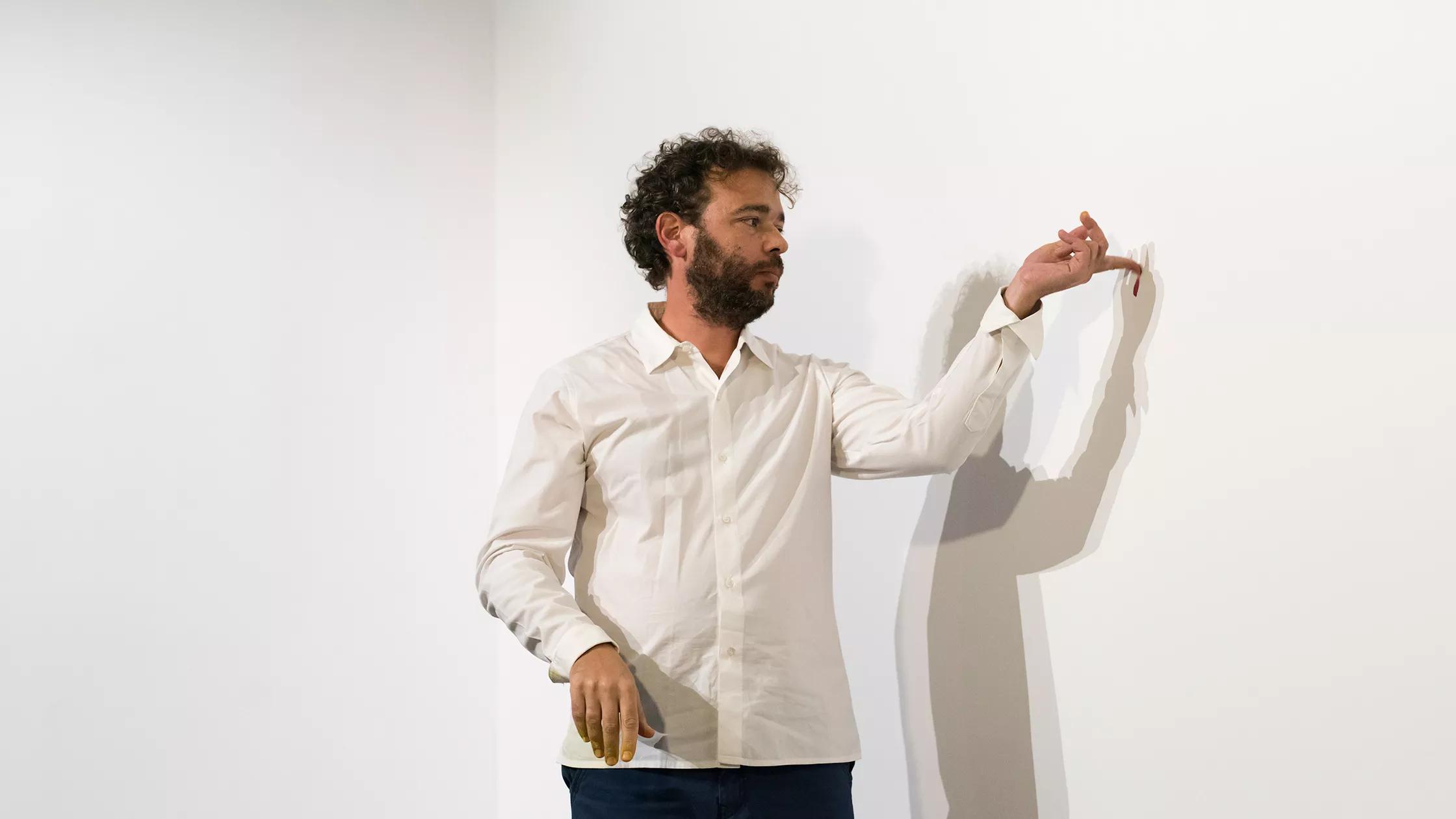 Hero image for event titled Exhibition Walkthrough with Artist Julien Bismuth