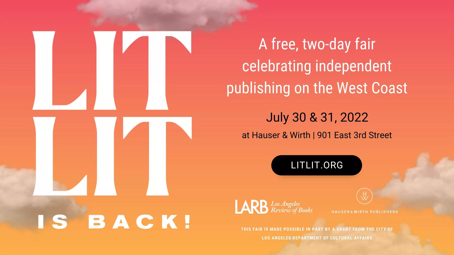 Hero image for event titled LITLIT: The Little Literary Fair