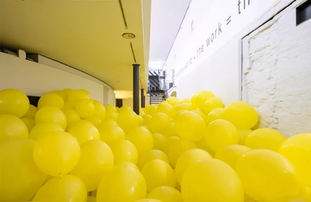 Thumbnail image for exhibition titled Martin Creed<br>Work No. 3868 Half The Air In A Given Space