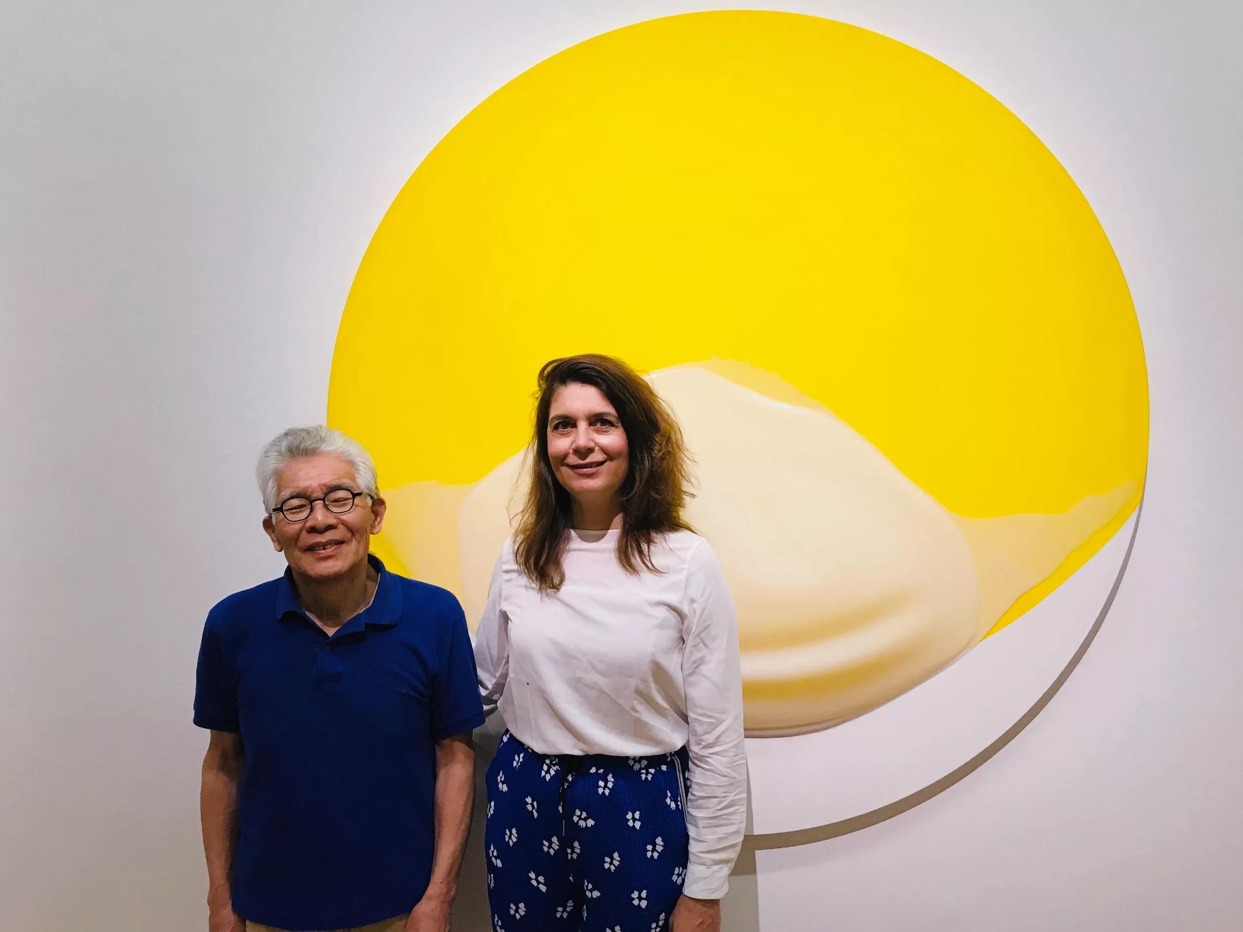 Hero image Ursula Hero titled Christine Macel on Takesada Matsutani