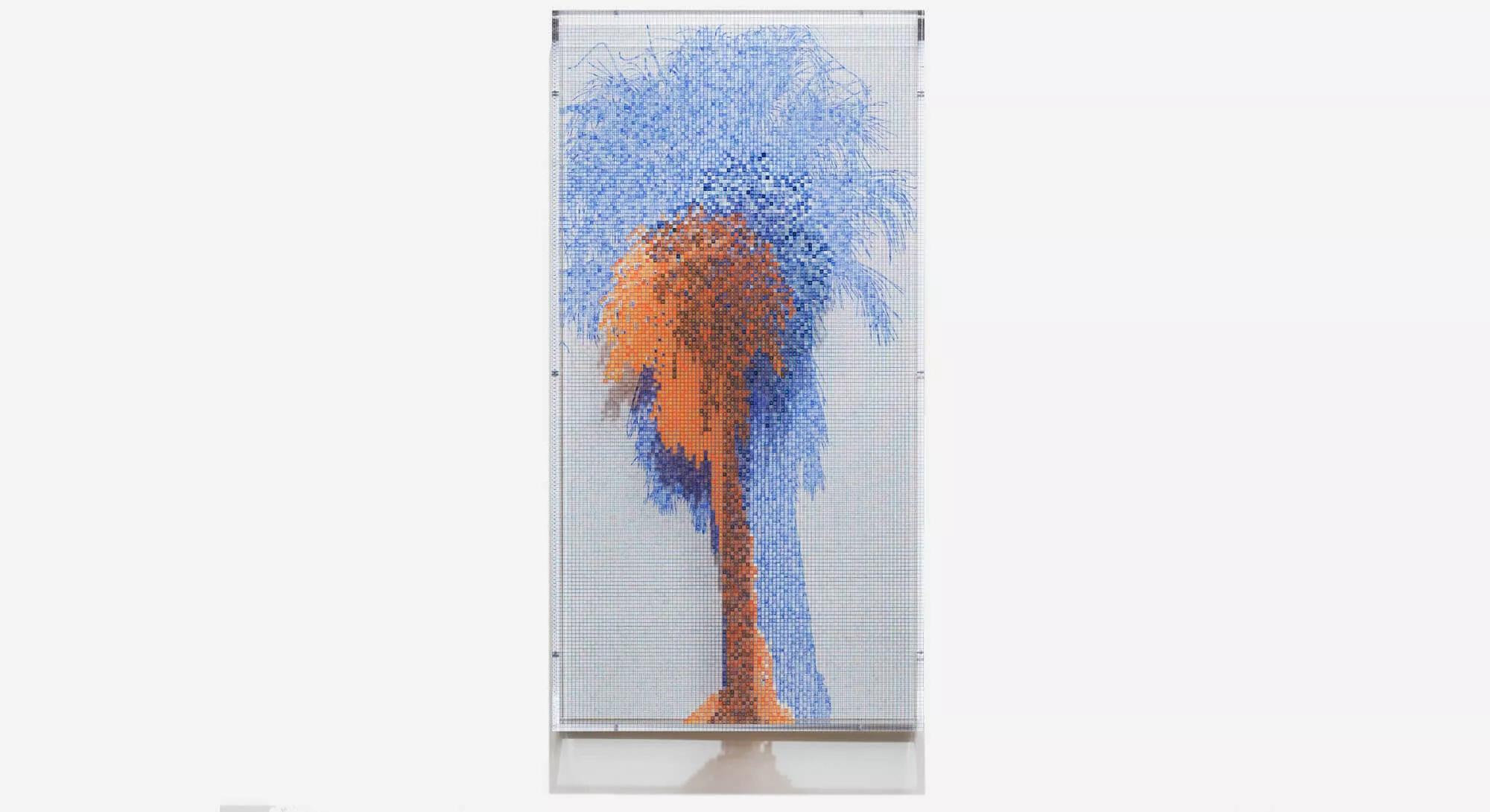 Thumbnail image for exhibition titled Numbers and Trees: Palm Canyon, Palm Trees Series 3, Tree #2