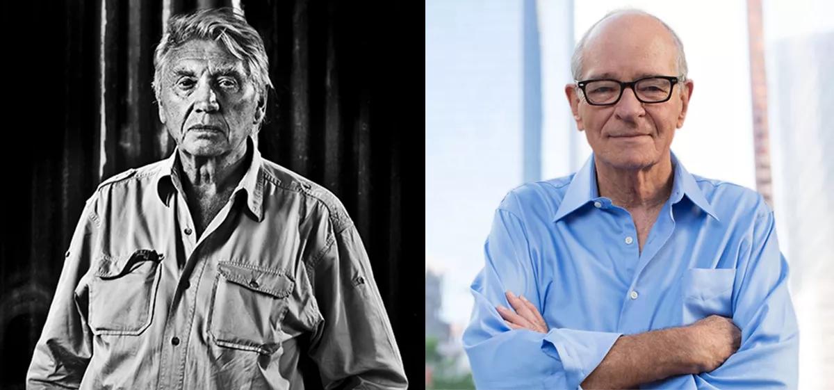 Hero image for event titled Salon Series in the Garden: Don McCullin & Warren Olney