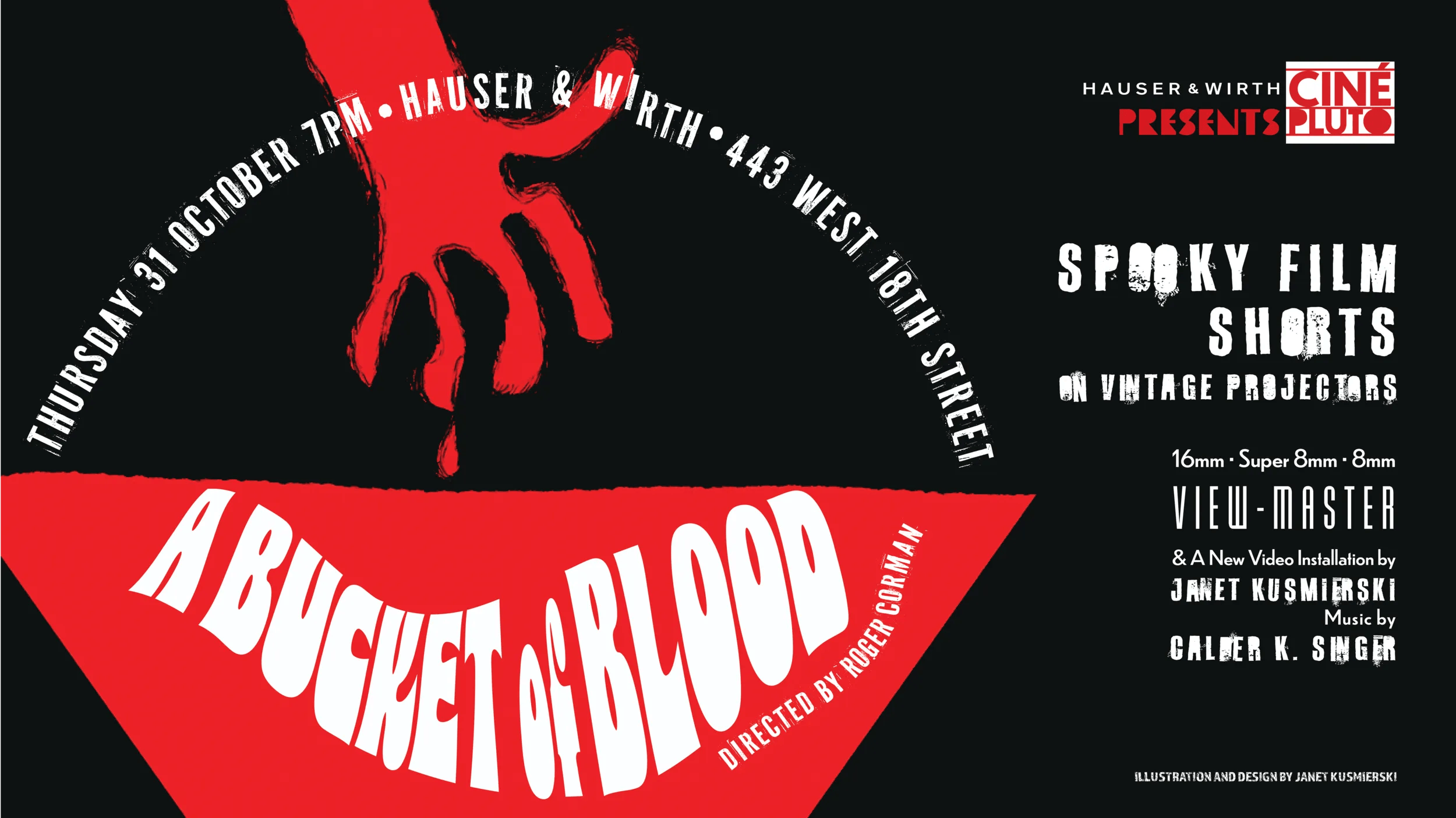 Hero image for event titled Screening Room: CINÉ PLUTO Presents ‘A Bucket of Blood’ and Spooky Shorts 