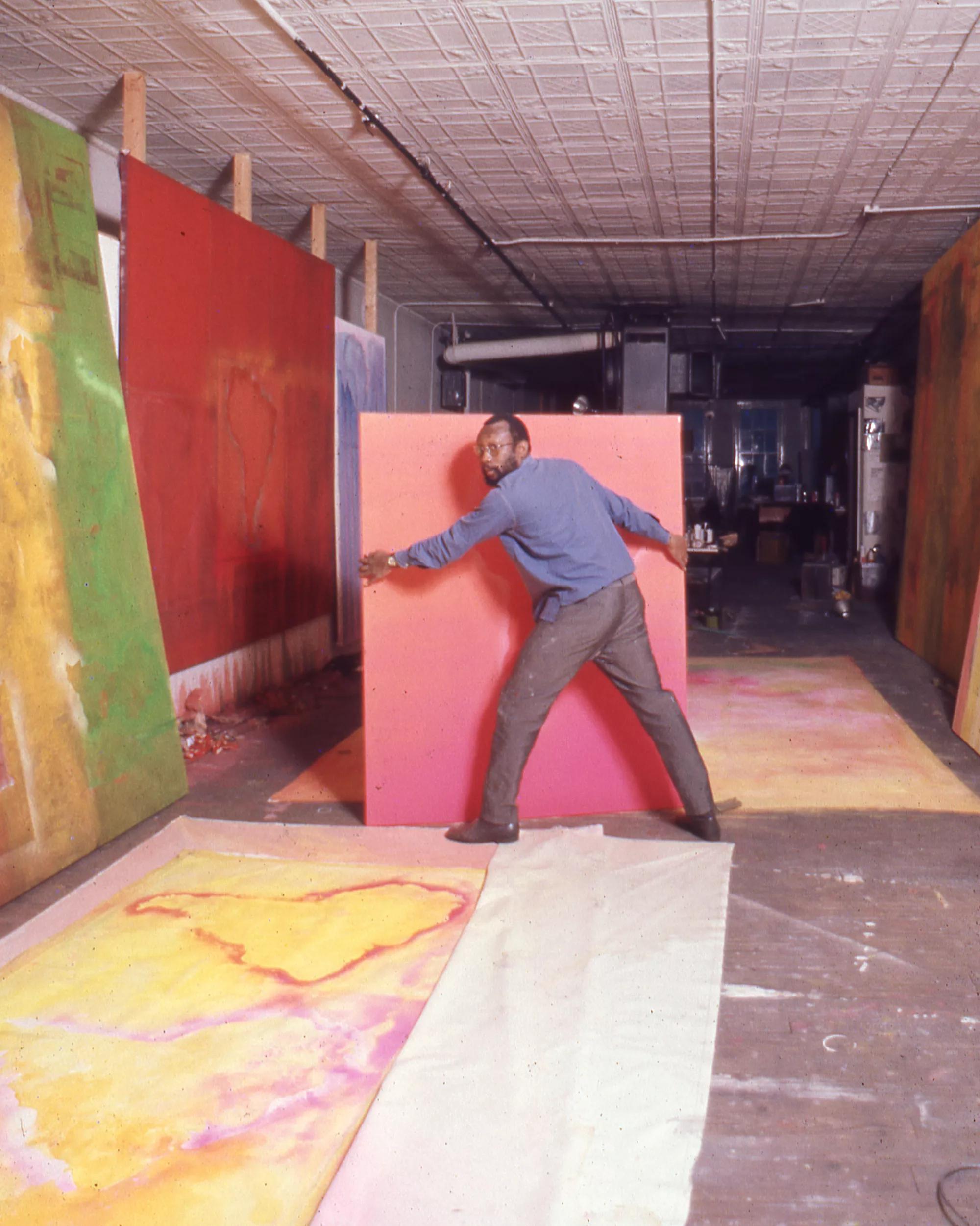 Hero image Ursula Hero titled London and New York: Frank Bowling on his transatlantic art