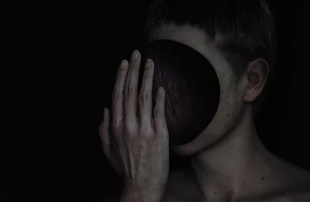 Thumbnail image for press titled Pierre Huyghe: Liminals review – terrifying quantum visions in a notorious Berlin club take seeing beyond believing