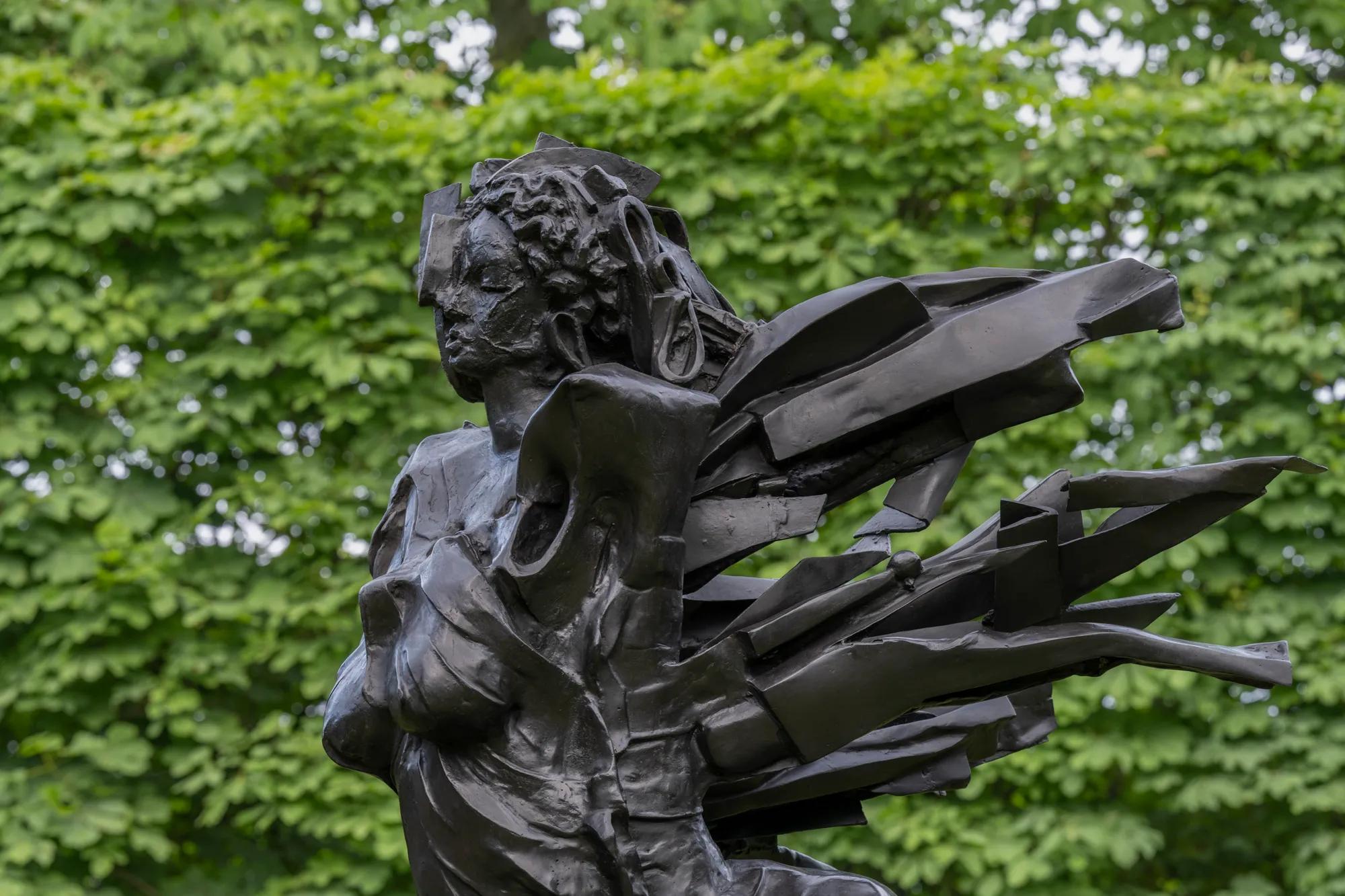 Image for exhibition titled Barbara Chase-Riboud SCULPTURE ‘AFRICA RISING II’