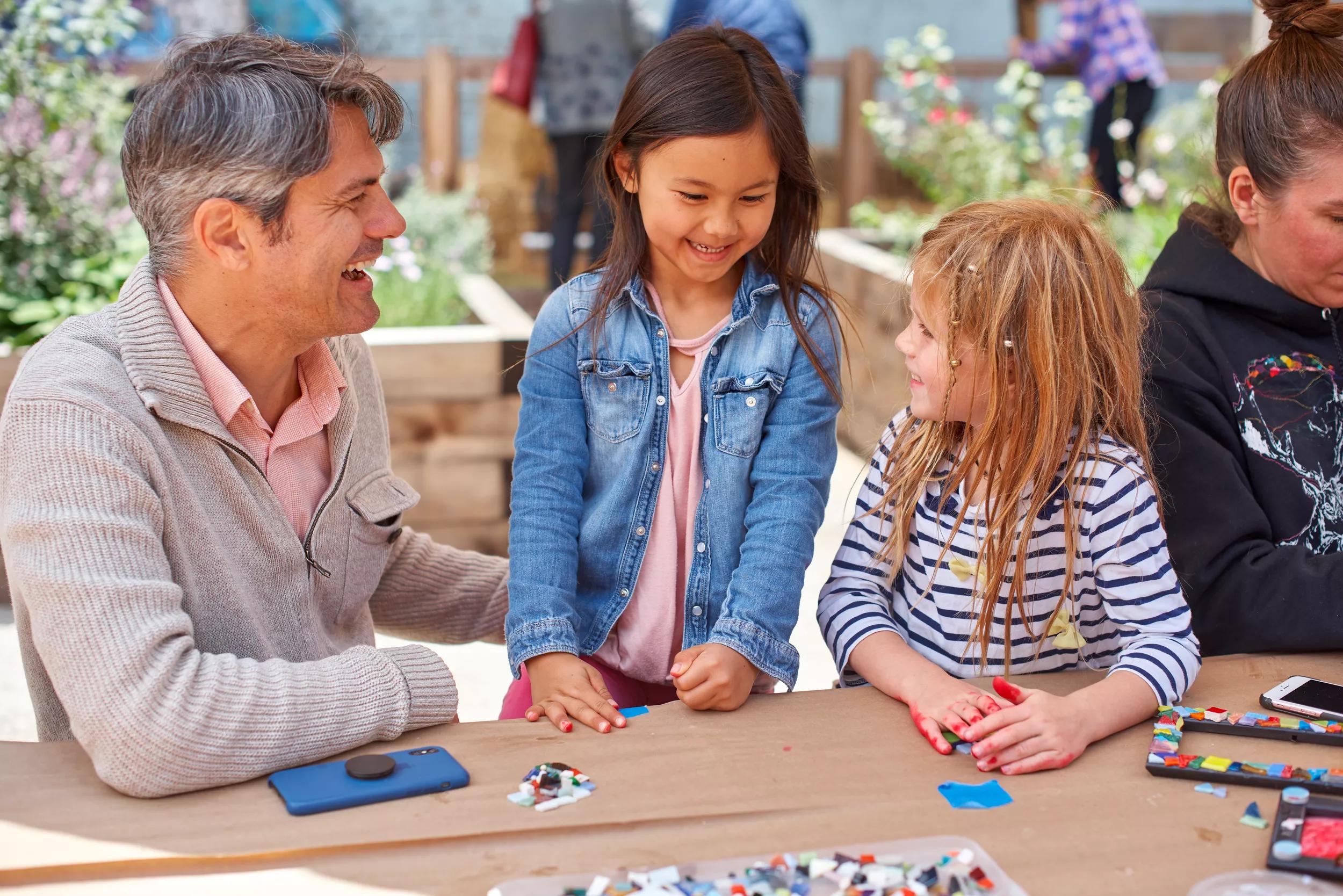 Hero image for event titled Family Studio Workshop: Mosaic Portraits