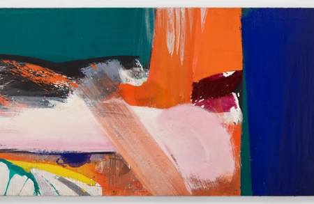 Thumbnail image for press titled Ed Clark, Turner Contemporary review — high-energy action paintings from an abstract pioneer