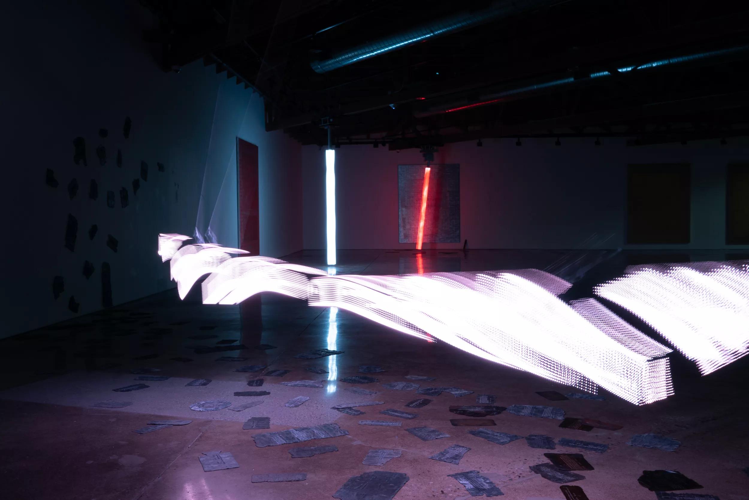 Hero image for event titled Nighttime Viewing: ‘READY FOR YOU WHEN YOU ARE Jenny Holzer’