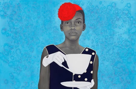 Thumbnail image for press titled The Wary Gaze of Amy Sherald