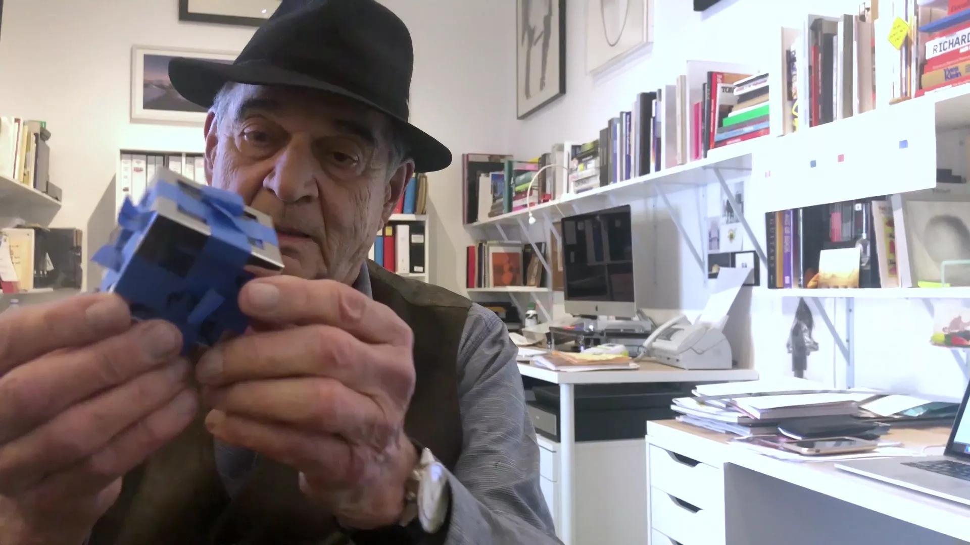 Hero image Ursula Hero titled Complete Cubes: Inside Larry Bell’s Taos studio