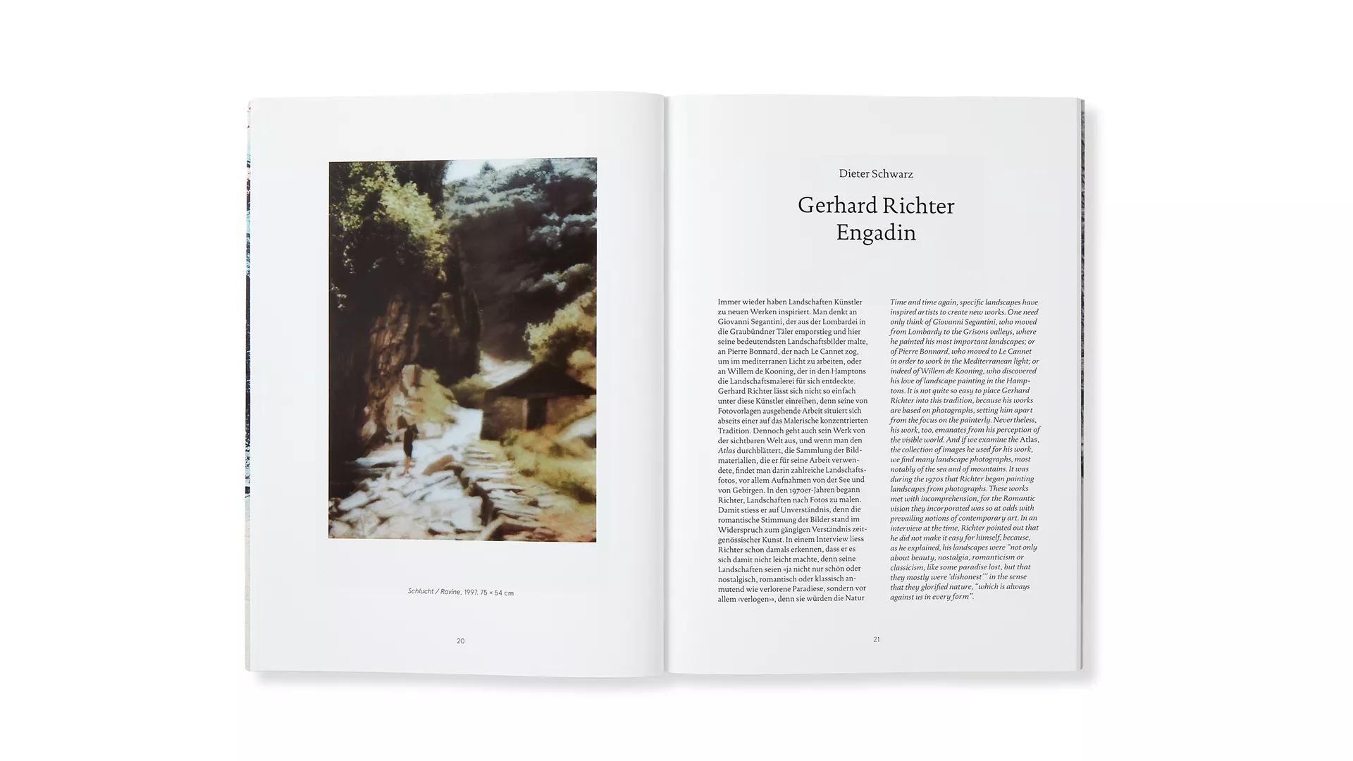 Thumbnail image for exhibition titled Gerhard Richter: Engadin