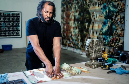 Thumbnail image for news titled Artist Choice Online Viewing Room: Rashid Johnson