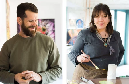 Thumbnail image for event called Meet the Artists: Matthew Day Jackson and Catherine Goodman
