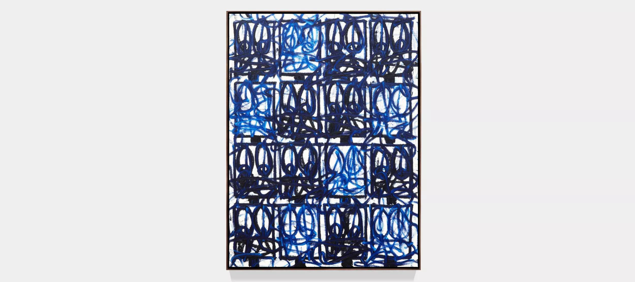 Rashid Johnson, Bruise Painting "Pure Love,” 2021 © Rashid Johnson. Photo: Stephanie Powell 