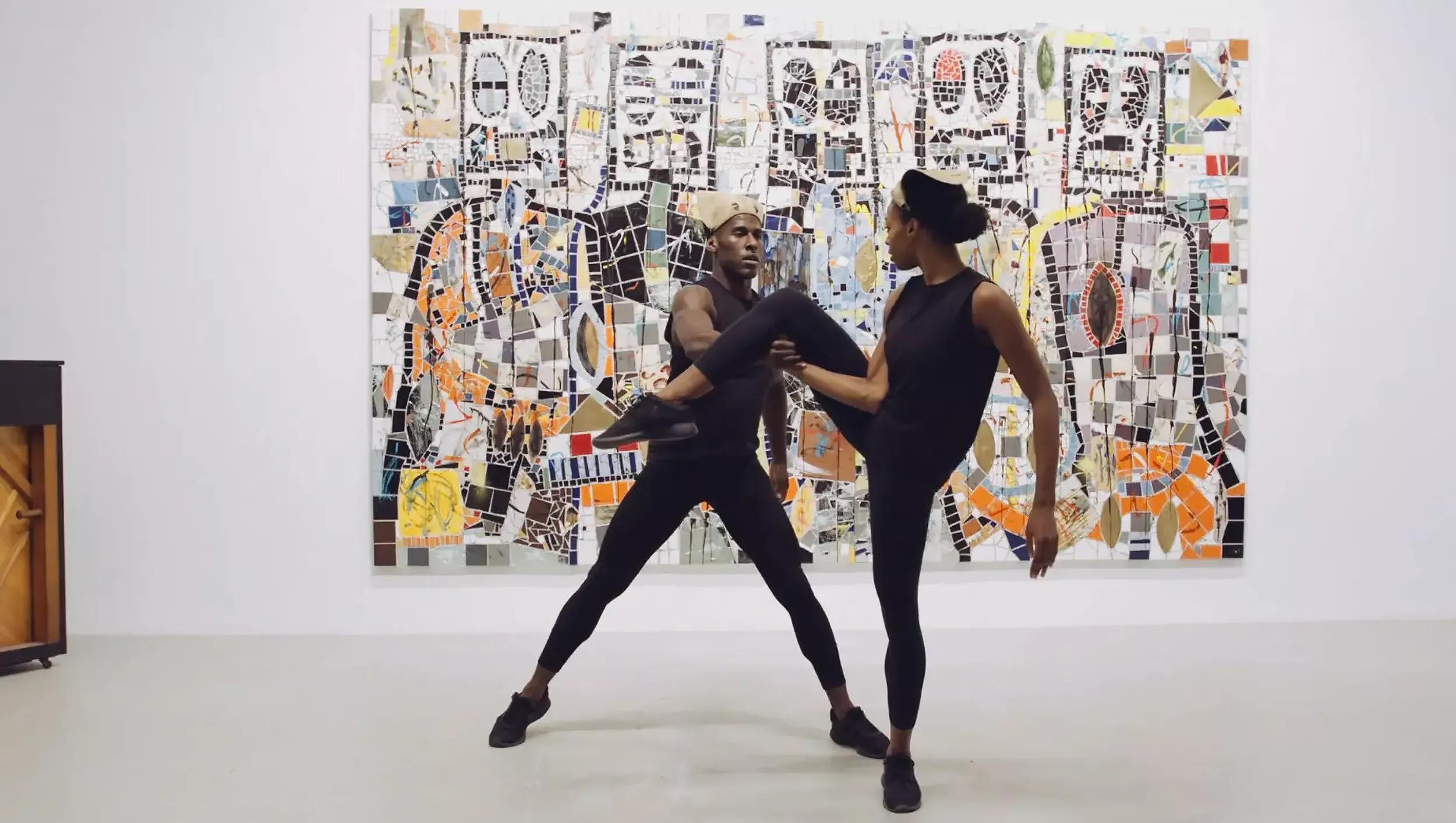 Hero image Ursula Hero titled ‘The Hikers’ in Performance: Revisiting the Black Body in Space