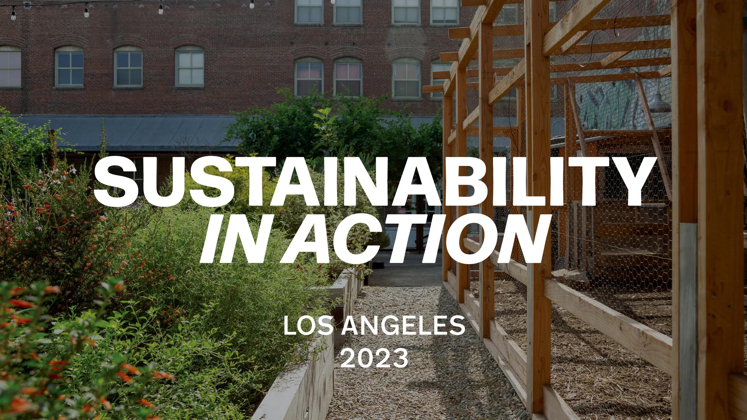 Hero image for event titled Sustainability in Action