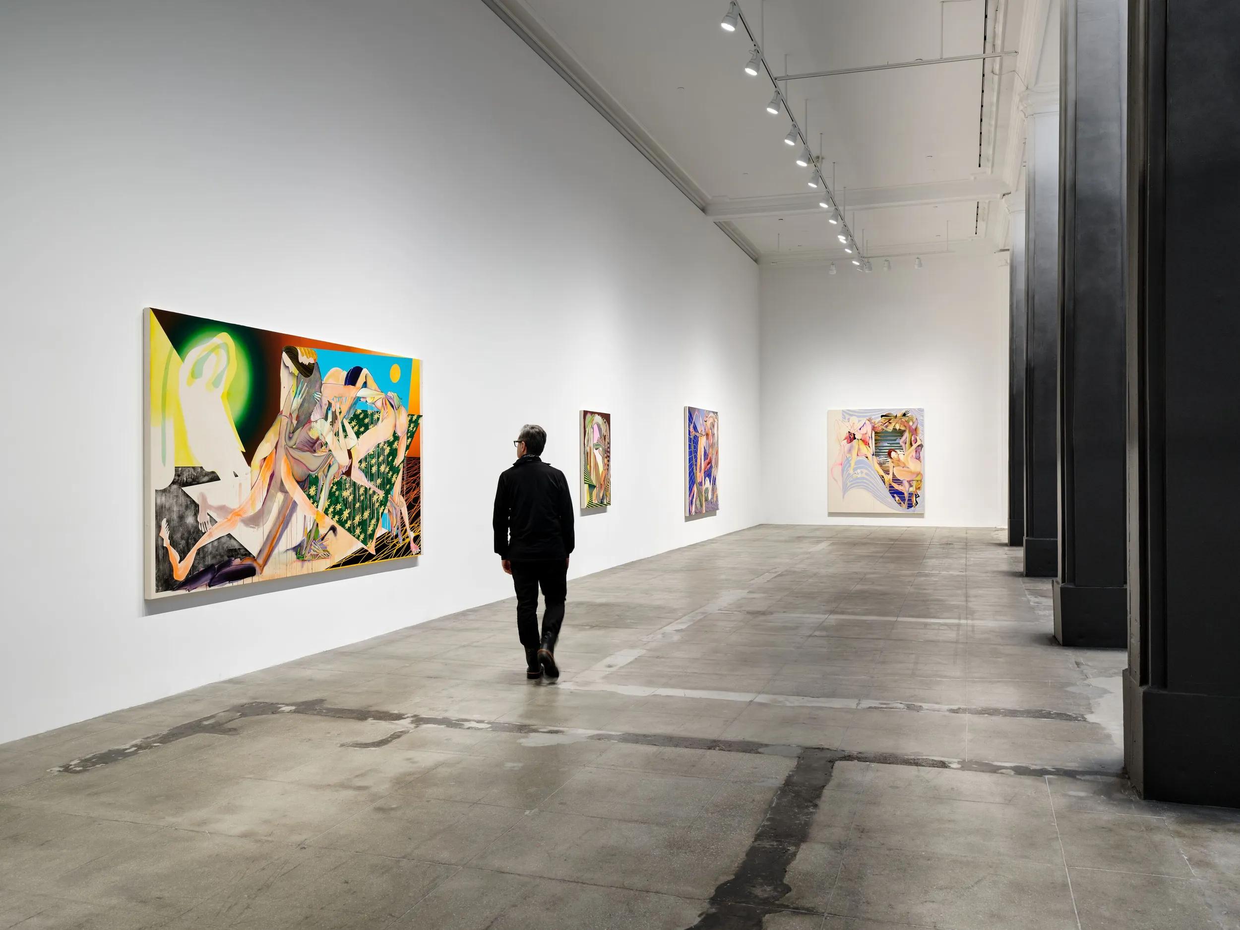 Installation view, ‘Chrstina Quarles. The Ground Glows Black,’ Hauser & Wirth Downtown Los Angeles, 2026. Photo: Fredrik Nilsen