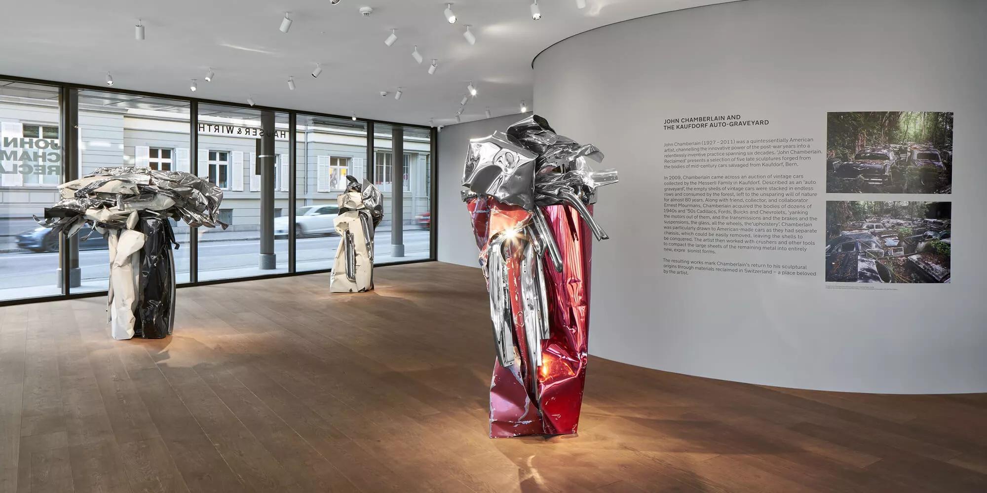 Hero image for exhibition titled John Chamberlain