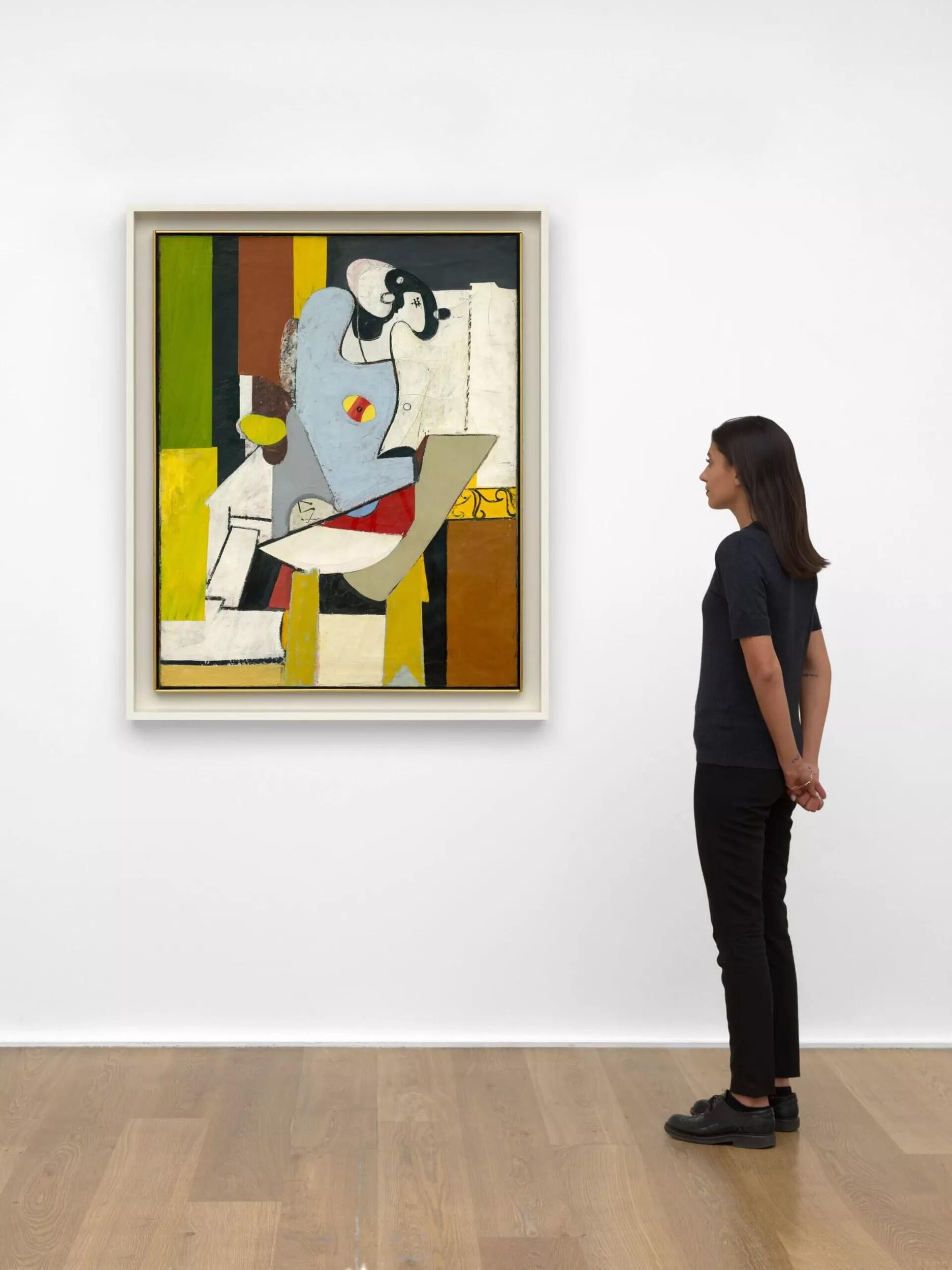 Thumbnail image for exhibition titled Blue Figure in Chair