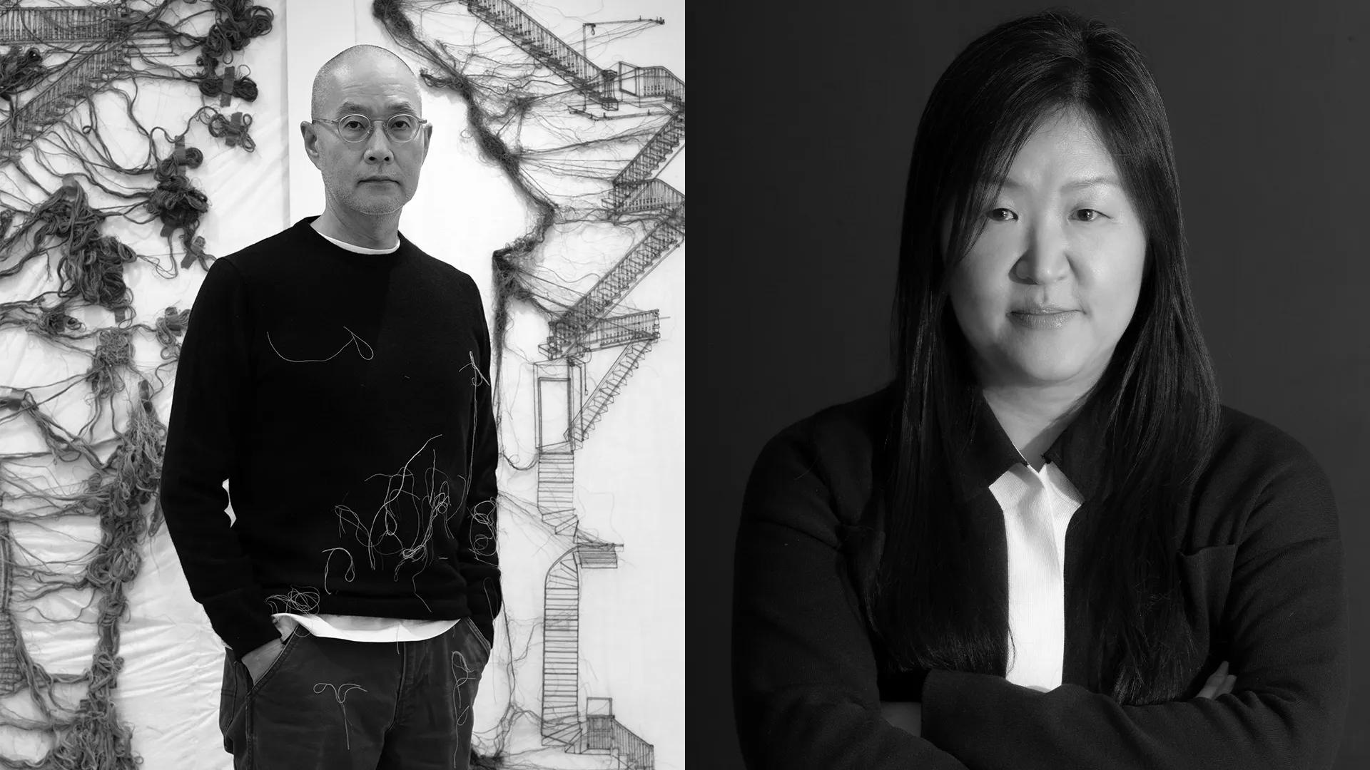 Hero image for event titled ‘Off the Record’: In Conversation with  Do Ho Suh and Sook-Kyung Lee
