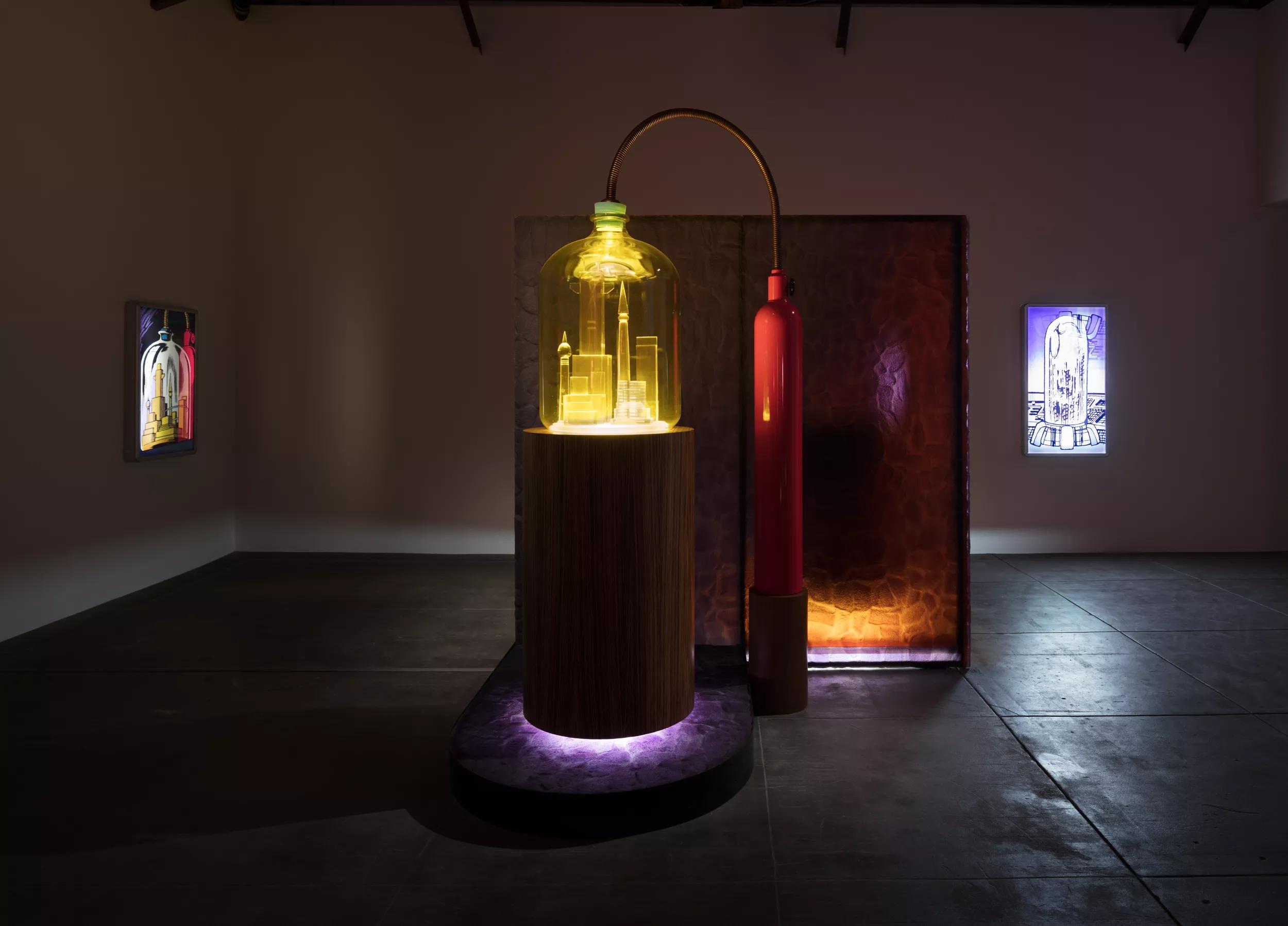 Hero image for event titled Exhibition Walkthrough with Artist Samara Golden