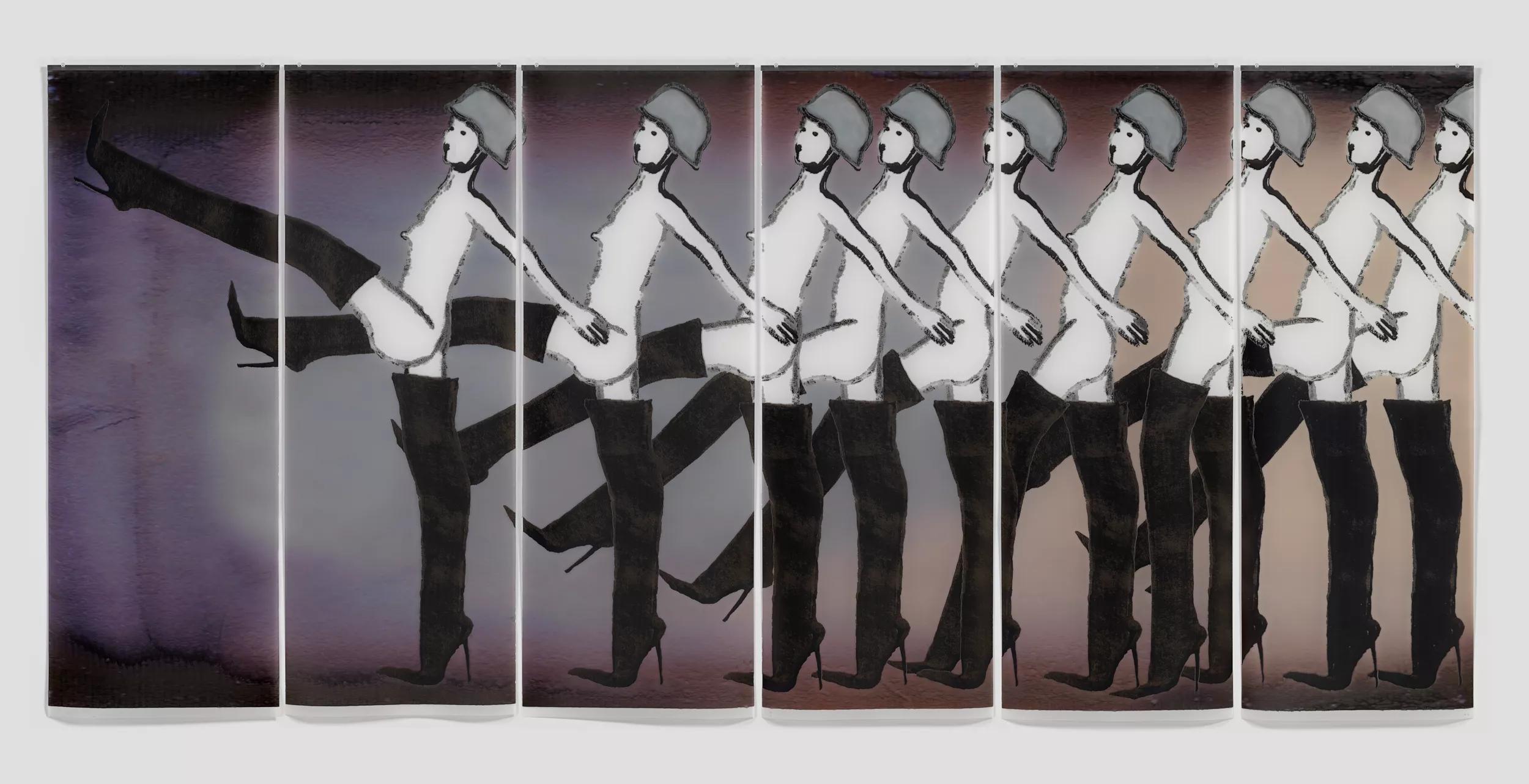 Hero image for article titled Ida Applebroog at Hauser & Wirth reviewed by ARTFORUM