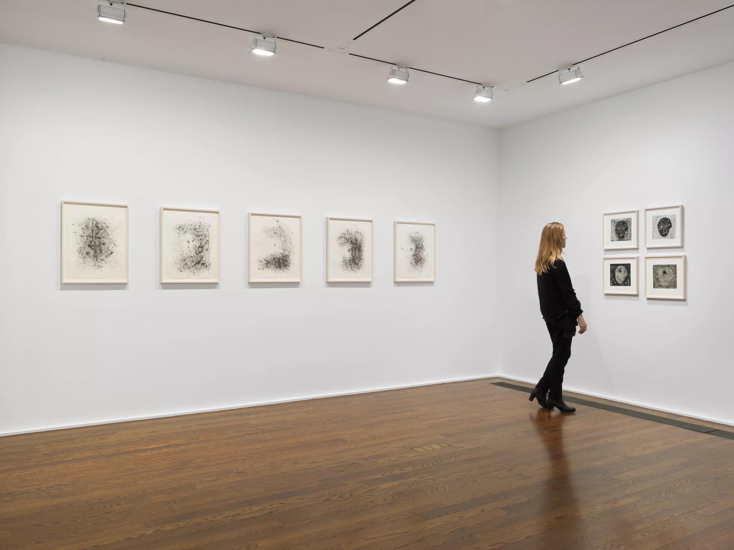 Hero image for event titled In Conversation: ‘Jack Whitten. Transitional Space. A Drawing Survey.’ with Phong Bui, Kelly Baum, and Julie Mehretu