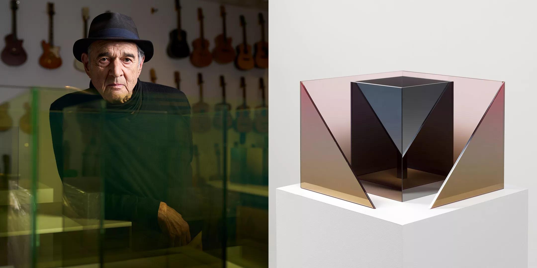 Hero image for event titled Exhibition tour: ‘Larry Bell. New Work’ with the artist