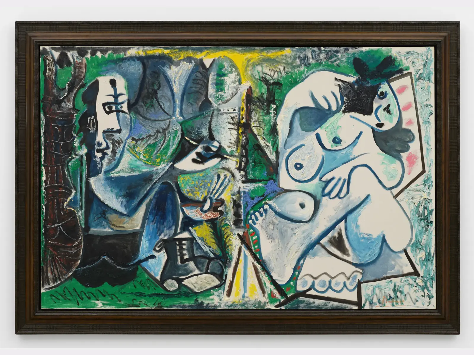 Pablo Picasso - Le peintre et son modèle dans un paysage - Hauser