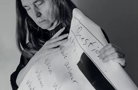 Thumbnail image for news titled Battle lines: artist Jenny Holzer proves that words are weapons