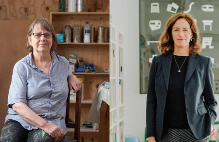 Thumbnail image for event called In Conversation: Phyllida Barlow and Sharon Johnston