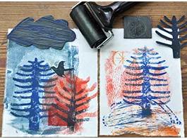 Hero image for event titled Printmaking Workshop: Winter Landscapes