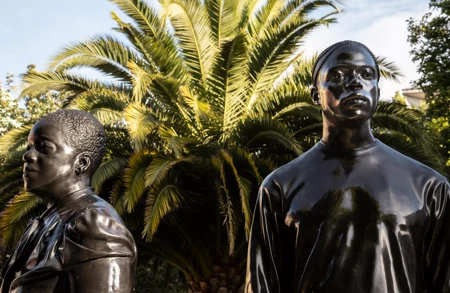 Thumbnail image for press titled ‘It’s not a monument, it’s a celebration’: Windrush sculpture unveiled in Hackney