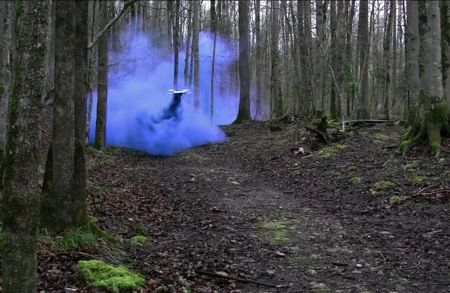 Roman Signer Blauer Rauch_2016