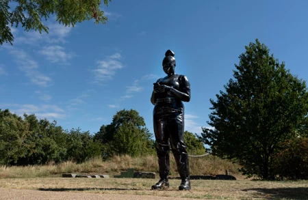 Thumbnail image for press titled Thomas J Price’s ‘sculptures about statues’ stir conversations about race and hierarchy