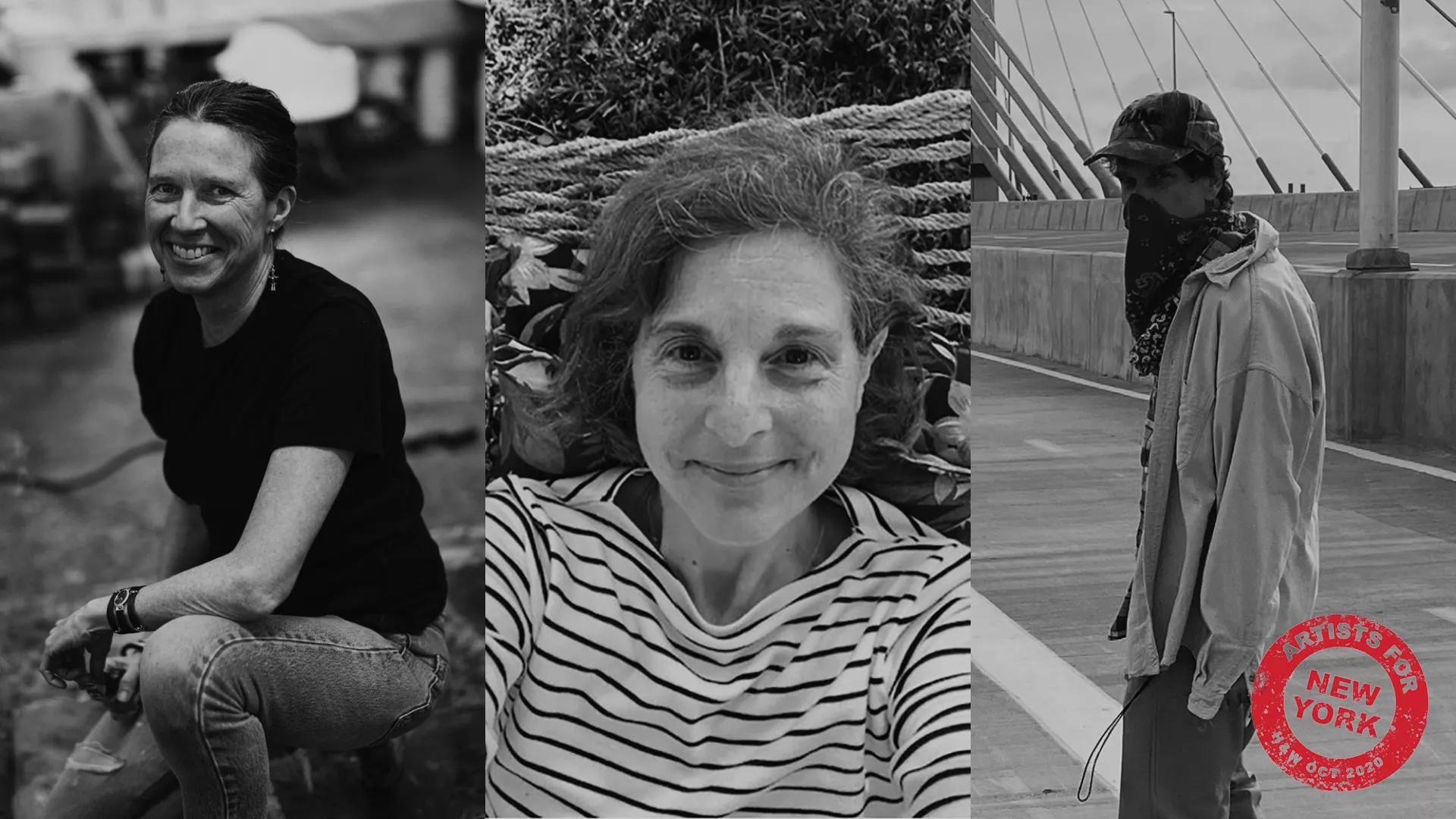 Hero image for event titled In Conversation: The Drawing Center’s Laura Hoptman with Josh Smith and Mary Weatherford