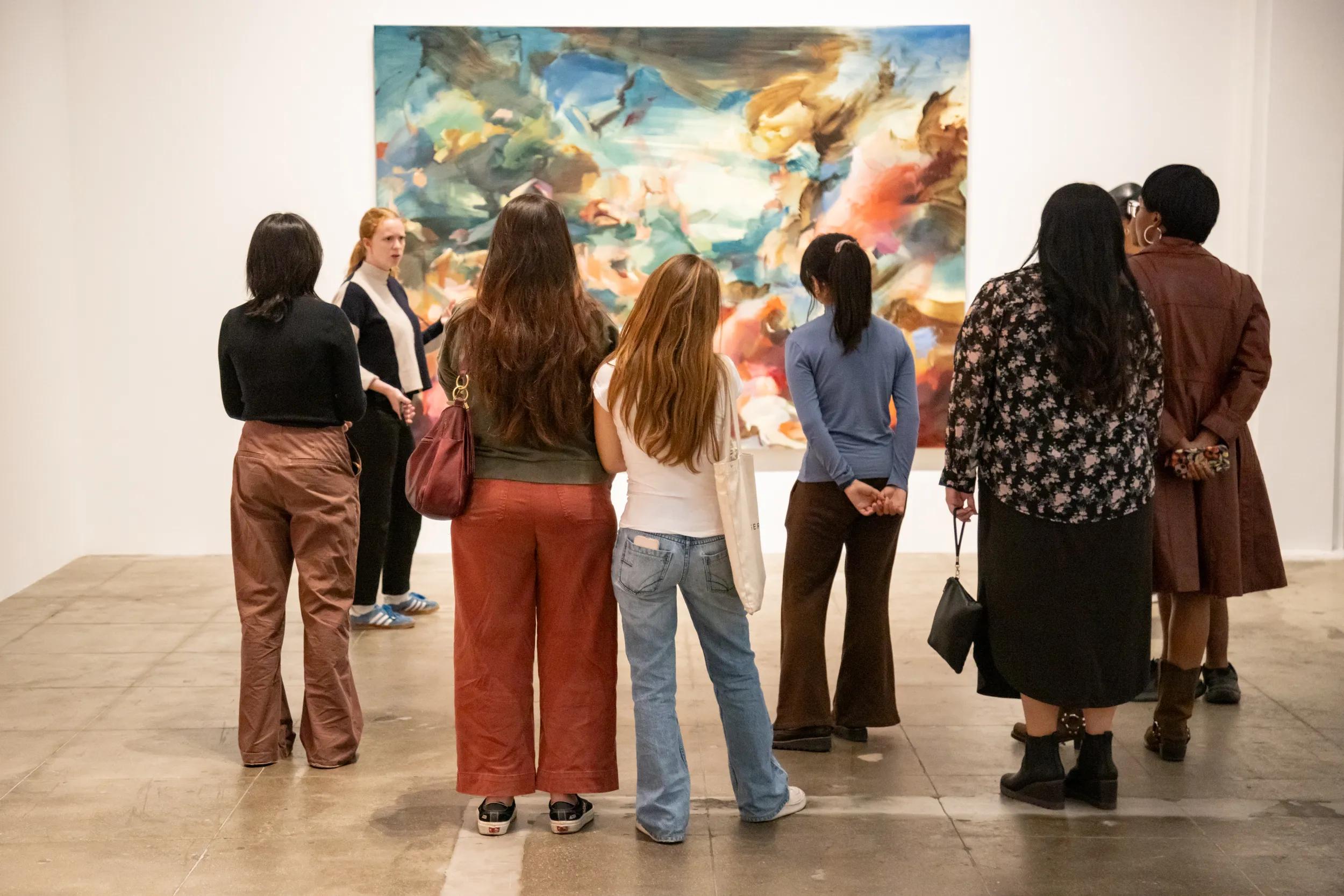 Image for news titled ‘Past & present’ in celebration of Flora Yukhnovich’s solo exhibition ‘Bacchanalia’ 