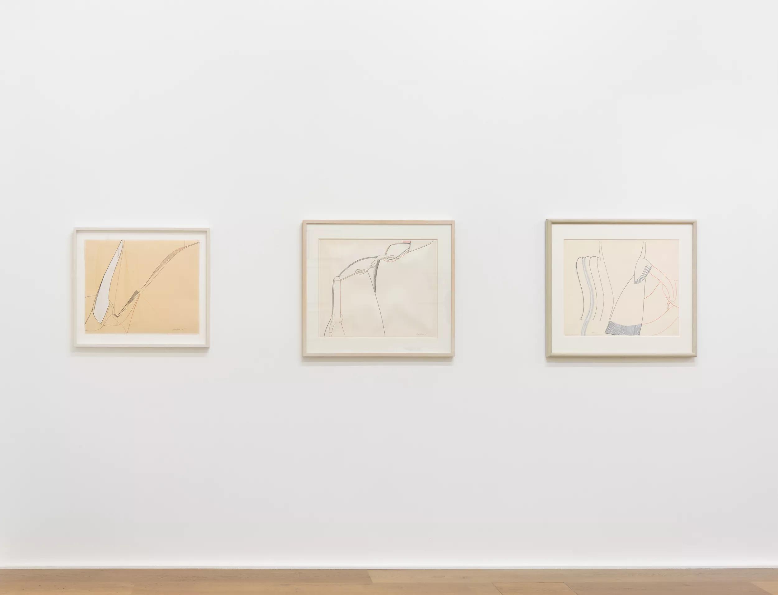 Hero image for article titled Eva Hesse’s Wanton Duality: Liquidity and Compression in the Mechanical Drawings of 1965