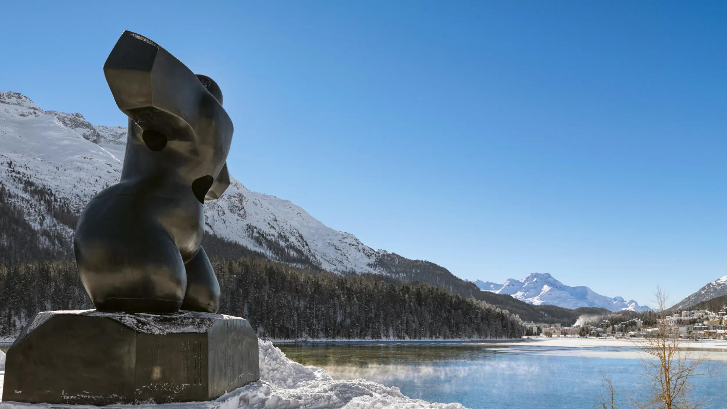 Hero image for article titled Monumental Paul McCarthy Sculpture Installed in St. Moritz